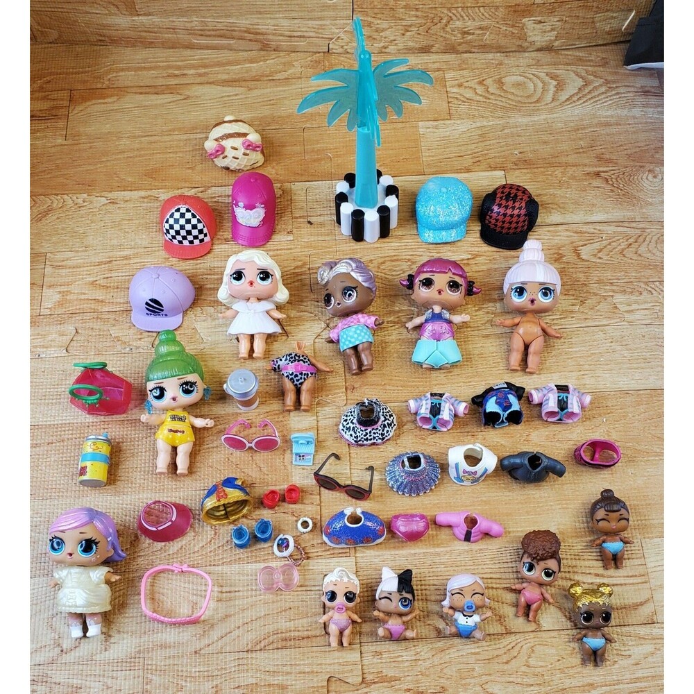 LOL Surprise Dolls and Accessories Lot of 50+ Pieces